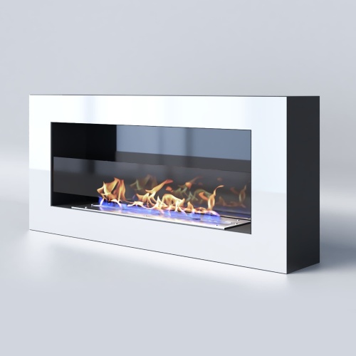 Биокамин "Русский огонь" Хай-тек 900N настенный с защитным и декоративным стеклом