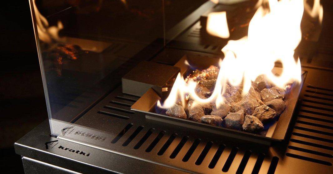 Газовый нагреватель Kratki PATIO/M/G31/37Mbar/S, сталь, с ручным управлением