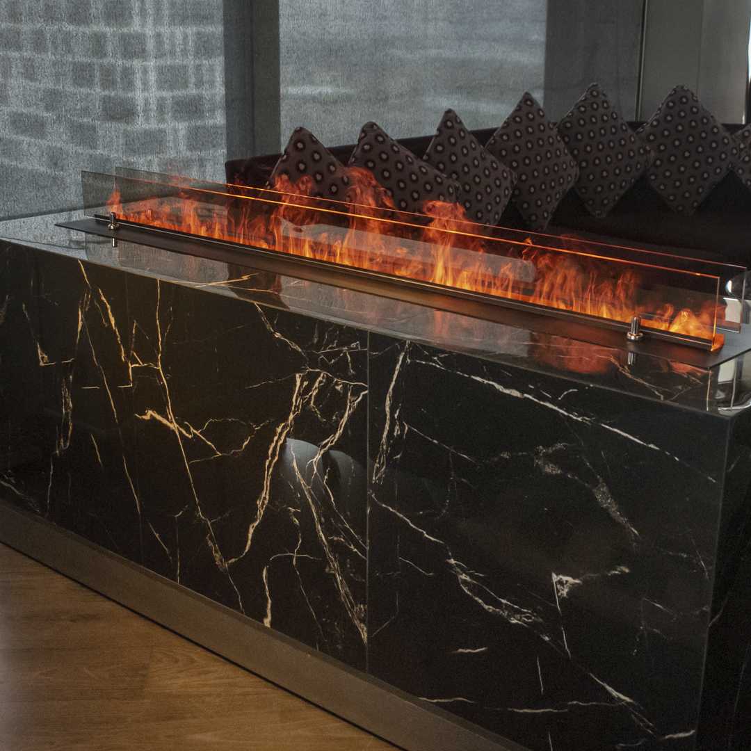 Электроочаг Schönes Feuer 3D FireLine 1200 Blue (с эффектом cинего пламени)