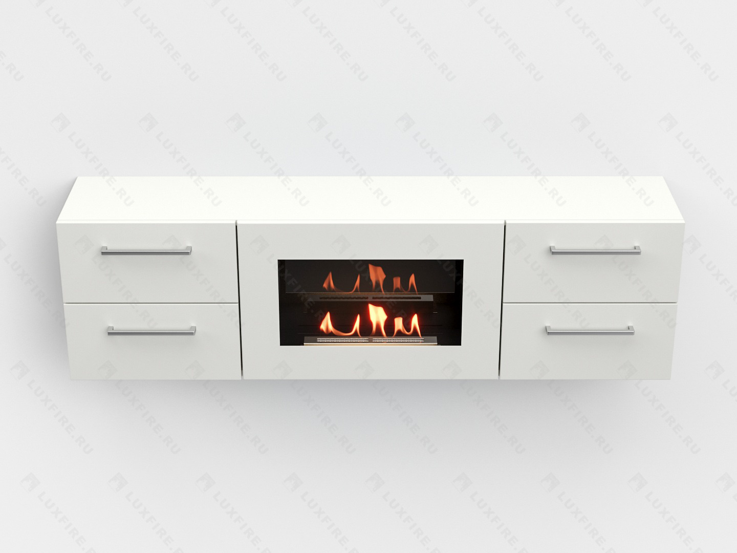 Тумба ТВ Lux Fire "Белая Роза" настенная 1400, с белым биокамином Тумба ТВ Lux Fire "Белая Роза" настенная 1400, с белым биокамином по цене 91 470 руб.