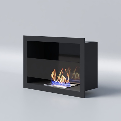 Биокамин "Русский огонь" Лайт 460V встраиваемый с декоративным стеклом (стемалитом)