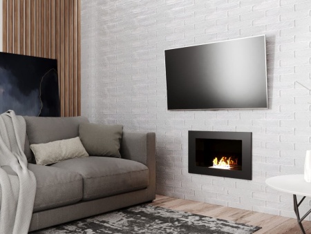 Биокамин "Русский огонь" Лайт 650V встраиваемый с защитным стеклом по цене 18 450 руб.