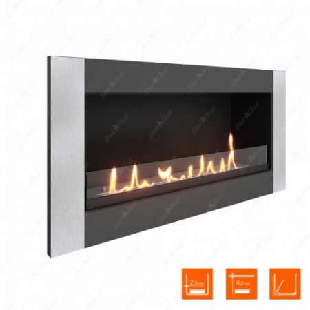 Биокамин SteelHeat ONE-V 800 XL стекло по цене 35 888 руб.