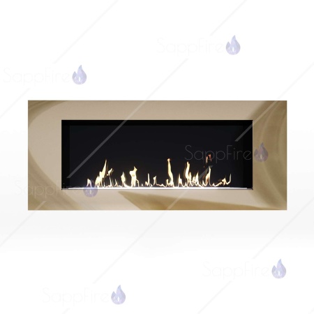 Встраиваемый биокамин / очаг Mercury 1500 Chrome (SappFire) по цене 63 800 руб.