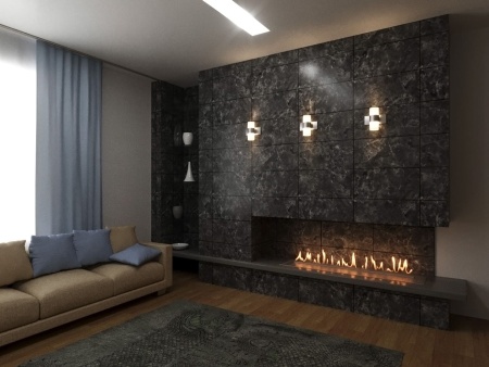 Автоматический биокамин Lux Fire Smart Flame 1000 INOX по цене 