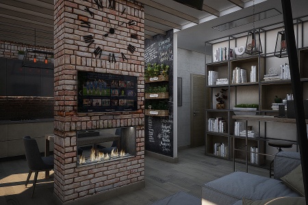 Встроенный биокамин Lux Fire Сквозной 1130 S по цене 71 390 руб.