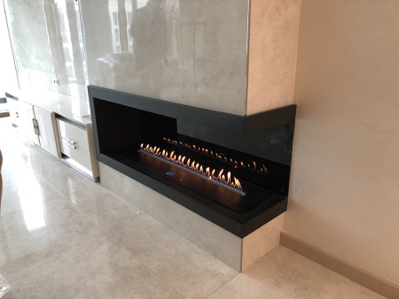 Встраиваемый угловой очаг 800 SappFire по цене 38 200 руб.