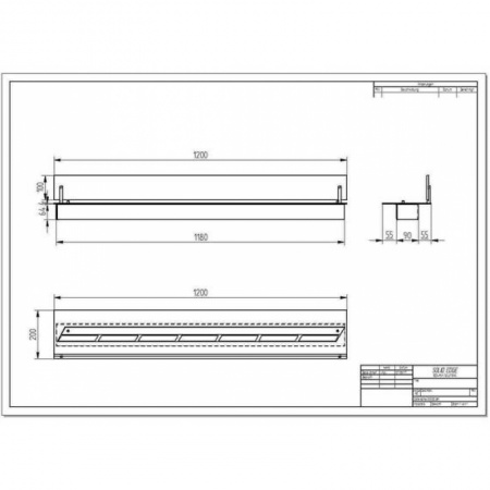 Прямоугольный контейнер ZeFire 1200 со стеклом Прямоугольный контейнер ZeFire 1200 со стеклом по цене 54 500 руб.