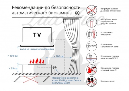 Автоматический биокамин Lux Fire Smart Flame 600 Black Автоматический биокамин Lux Fire Smart Flame 600 Black по цене